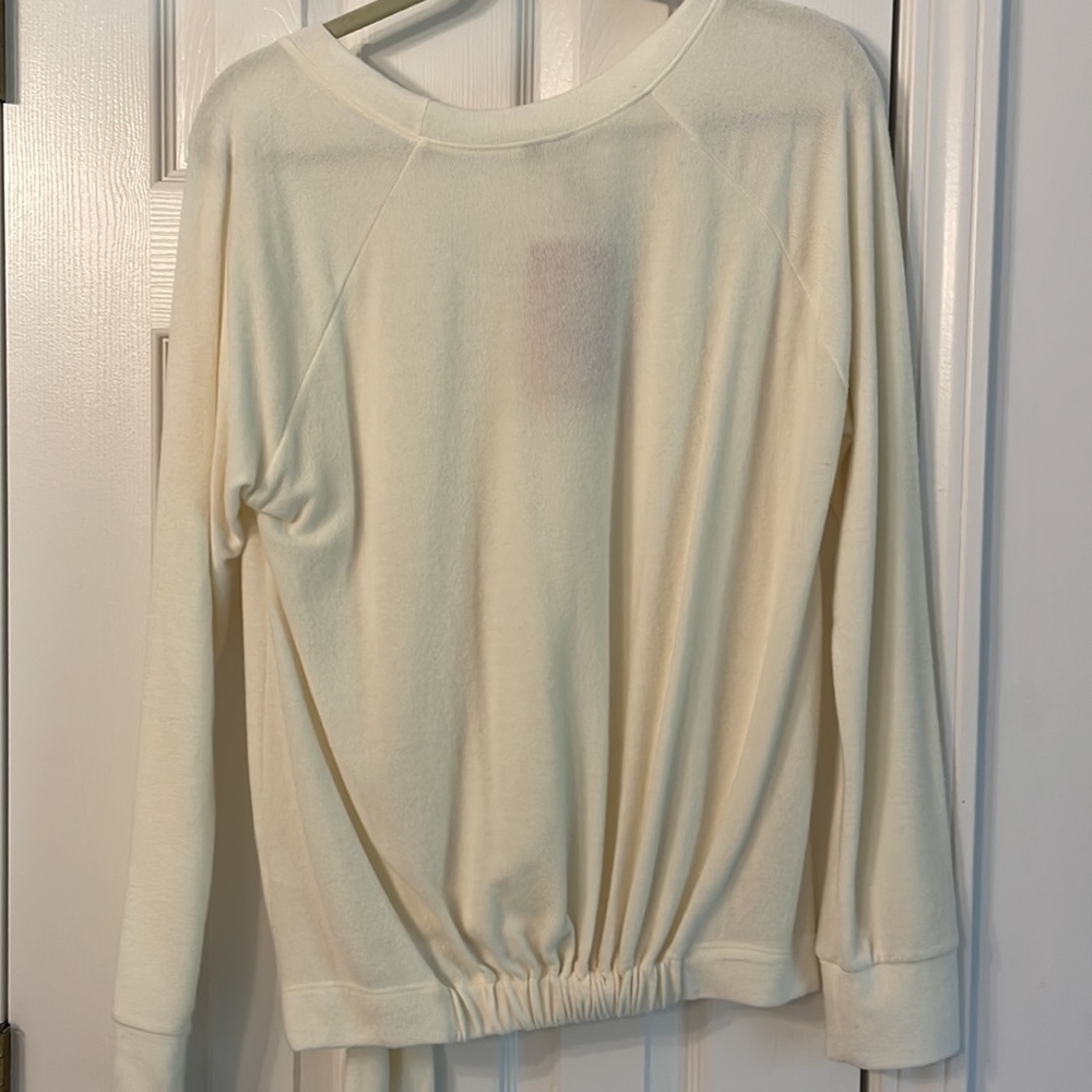 NWT Alison joy Cream Top - Picture 4 of 4